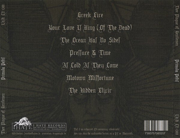 USED: Thee Plague Of Gentlemen - Primula Pestis (CD, Album, Enh) - Used - Used