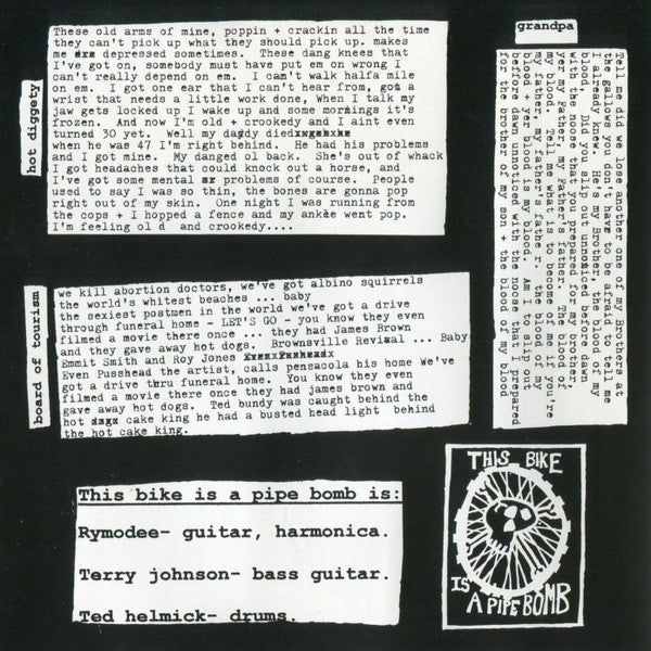 USED: This Bike Is A Pipe Bomb - Front Seat Solidarity (CD, Album, RE) - Used - Used