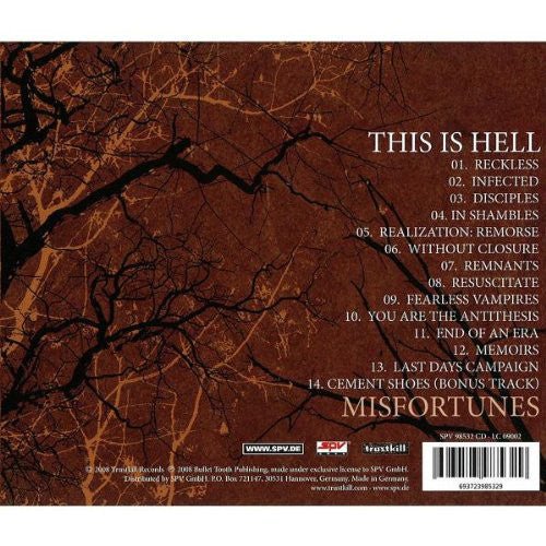 USED: This Is Hell - Misfortunes (CD, Album) - Used - Used