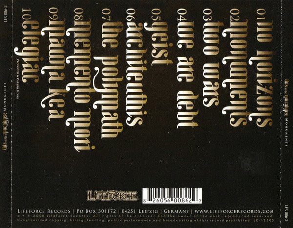 USED: This Or The Apocalypse - Monuments (CD, Album) - Used - Used