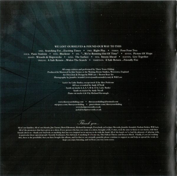 USED: Three Years Hiding - We Lost Ourselves & Found Our Way To This (CD, Album) - Used - Used