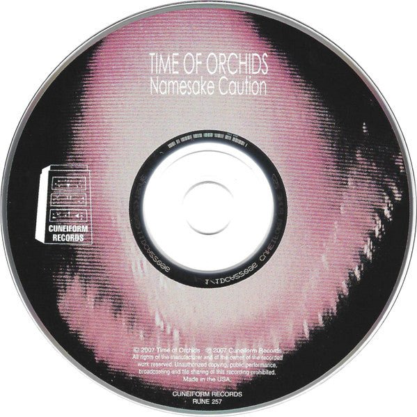 USED: Time Of Orchids - Namesake Caution (CD, Album) - Used - Used