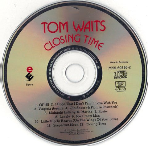 USED: Tom Waits - Closing Time (CD, Album, RE) - Used - Used