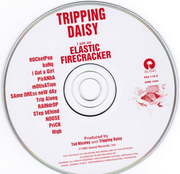 USED: Tripping Daisy - I Am An Elastic Firecracker (CD, Album) - Used - Used