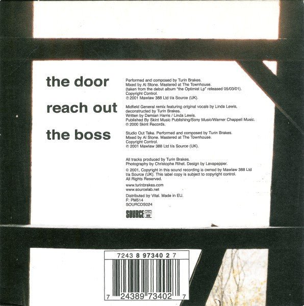 USED: Turin Brakes - The Door (CD, Single) - Used - Used