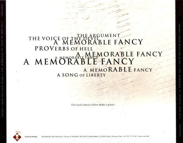 USED: Ulver - Themes From William Blake's The Marriage Of Heaven And Hell (2xCD, Album, O - C) - Used - Used