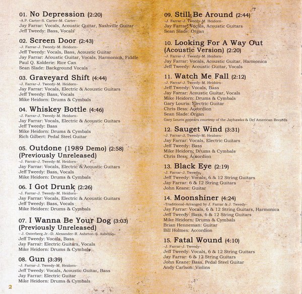 USED: Uncle Tupelo - 89/93: An Anthology (CD, Comp) - Used - Used