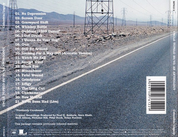 USED: Uncle Tupelo - 89/93: An Anthology (CD, Comp) - Used - Used