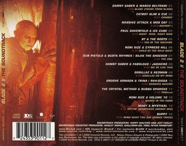 USED: Various - Blade II (The Soundtrack) (CD, Comp) - Used - Used