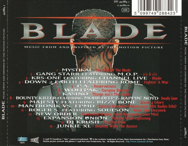 USED: Various - Blade (Music From And Inspired By The Motion Picture) (CD, Album) - Used - Used