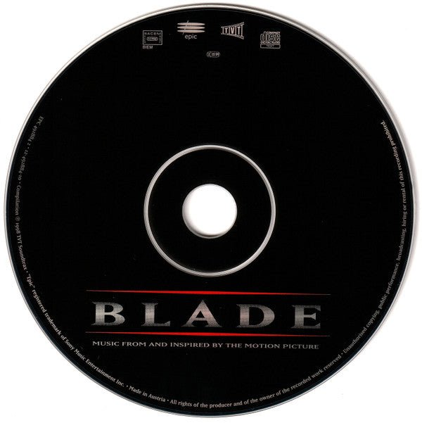 USED: Various - Blade (Music From And Inspired By The Motion Picture) (CD, Album) - Used - Used