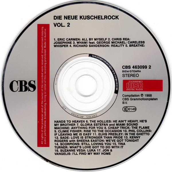 USED: Various - Die Neue Kuschelrock CD 2 (CD, Comp) - Used - Used