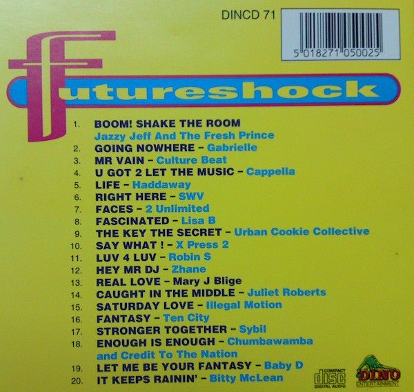 USED: Various - Futureshock (20 Furious Dance Tunes) (CD, Comp) - Used - Used