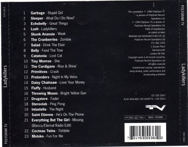 USED: Various - Ladykillers (CD, Comp) - Used - Used