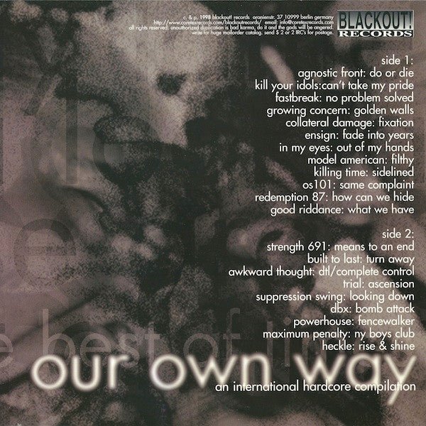 USED: Various - Our Own Way (An International Hardcore Compilation) (LP, Comp) - Used - Used