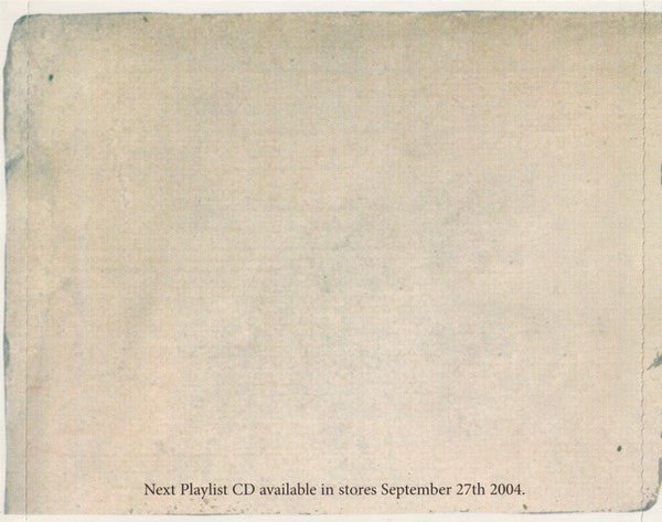 USED: Various - Playlist: August 2004 (CD, Ltd, Promo, Smplr) - Used - Used