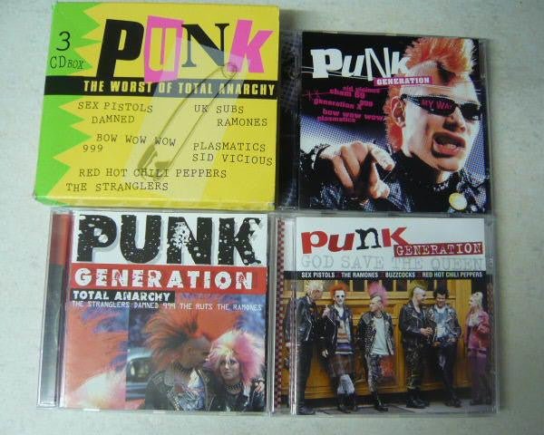 USED: Various - Punk: The Worst Of Total Anarchy (3xCD, Comp + Box) - Used - Used