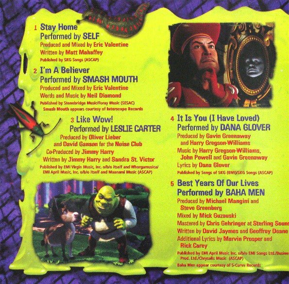 USED: Various - Shrek (Music From The Original Motion Picture) (CD, Album) - Used - Used
