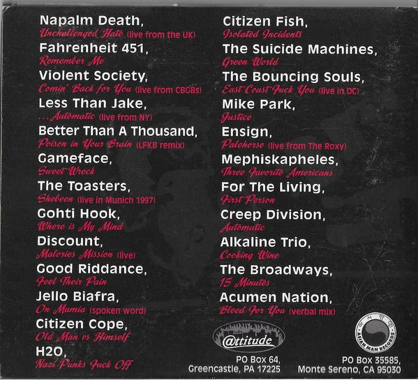 USED: Various - Stop Racism Anti - Racist Action The Benefit CD (CD, Comp) - Used - Used