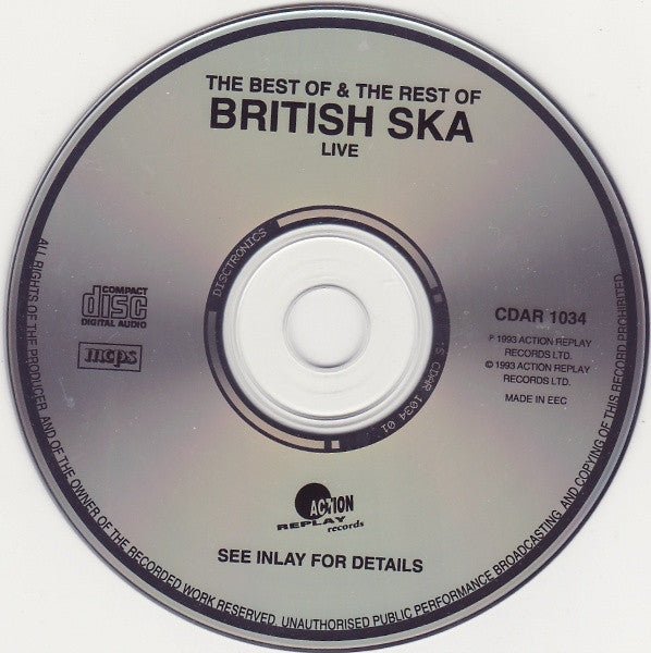 USED: Various - The Best Of & The Rest Of British Ska Live (CD, Comp) - Used - Used