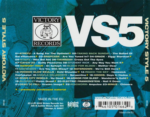 USED: Various - Victory Style 5 (CD, Comp) - Used - Used
