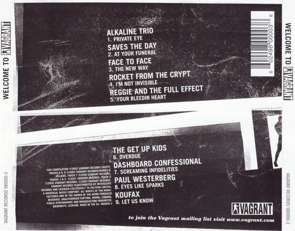 USED: Various - Welcome To Vagrant (CD, Comp) - Used - Used