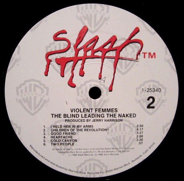 USED: Violent Femmes - The Blind Leading The Naked (LP, Album, All) - Used - Used