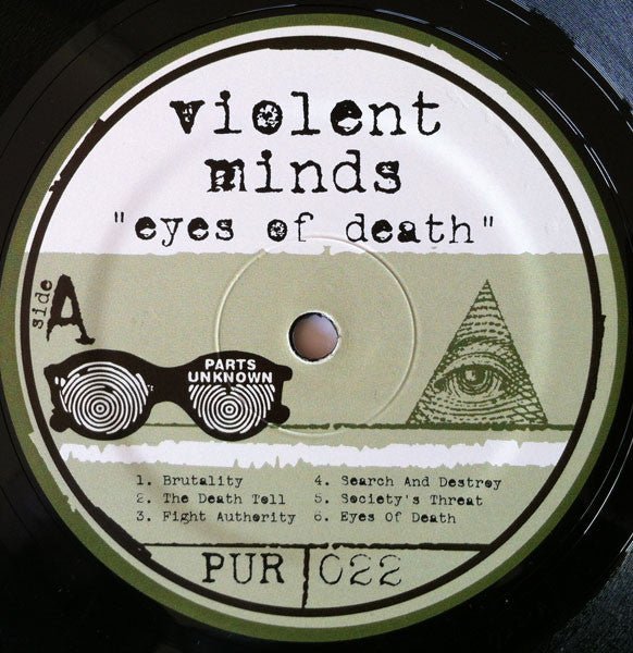 USED: Violent Minds - Eyes Of Death (12", Album) - Used - Used