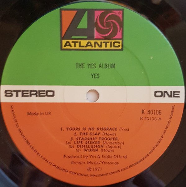 USED: Yes - The Yes Album (LP, Album, RE, Gat) - Used - Used