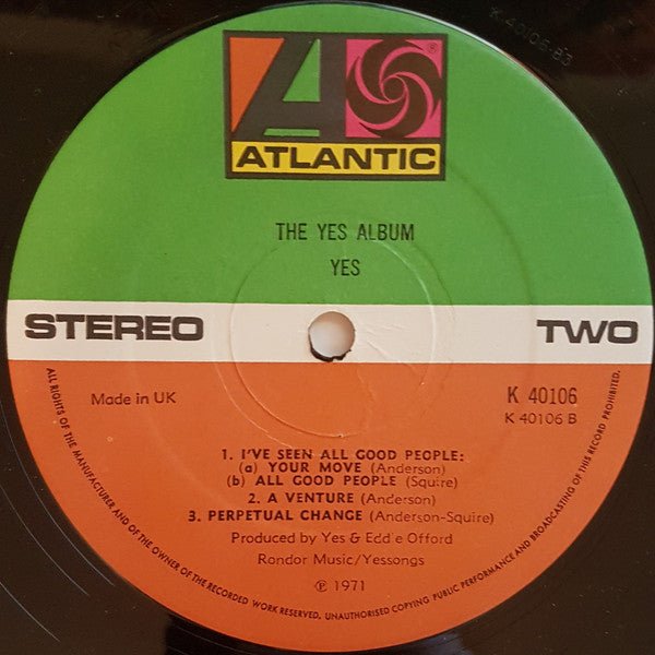 USED: Yes - The Yes Album (LP, Album, RE, Gat) - Used - Used