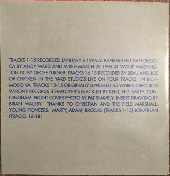 USED: (Young) Pioneers* - Crimewave E.P. And More (CD, Comp) - Used - Used