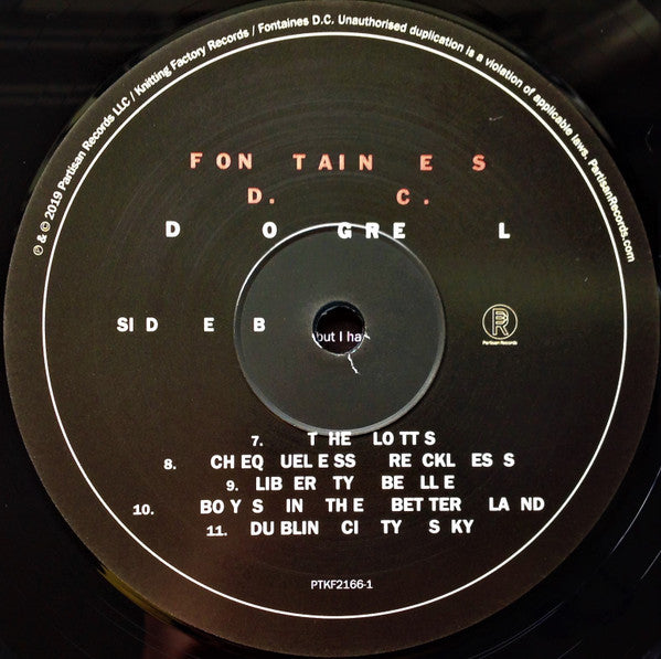 Fontaines D.C. : Dogrel (LP, Album)