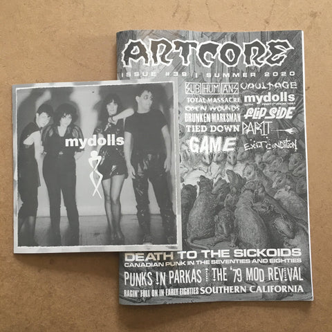 Artcore Fanzine - Issue 39 (Summer 2020) + bonus 7" - Zine - Artcore