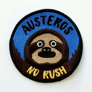 Austeros - No Rush - Embroidered Patch & Download - Merch - Specialist Subject Records