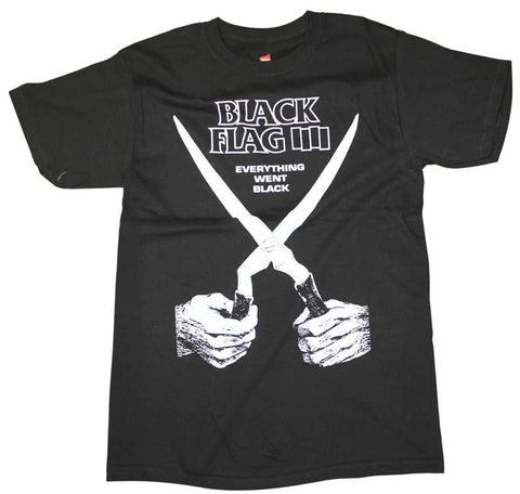 Black Flag - 'Everything Went Black' Shirt - Merch - Merch