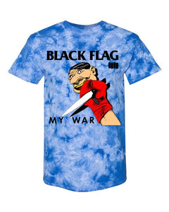 Black Flag - 'My War' Tie Dye Shirt - Merch - Merch