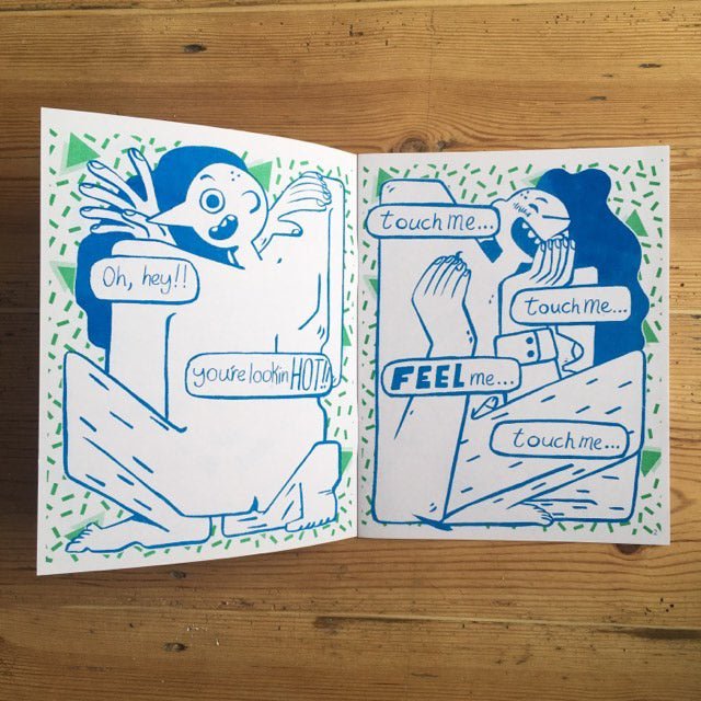 Bossy Bottom - Maddelyn comic - Zine - Black Lodge Press