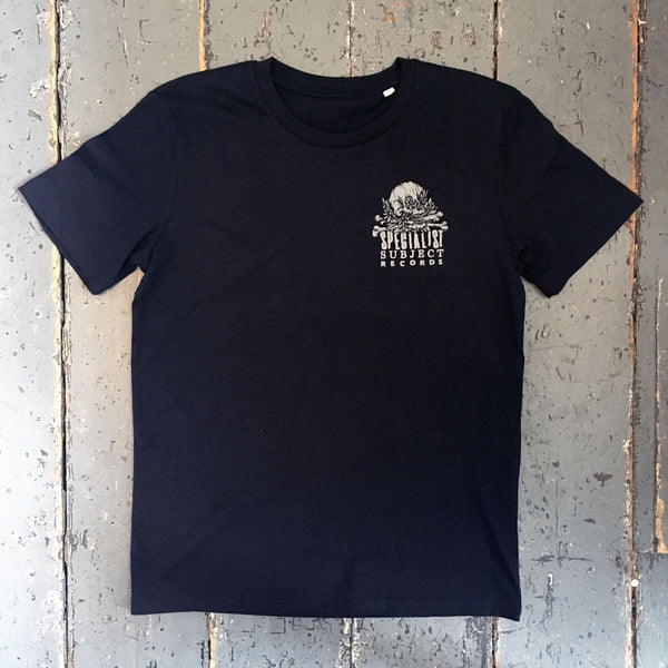 Bury Me With My Records - Drew Millward back print T-shirt - Merch - Specialist Subject Records