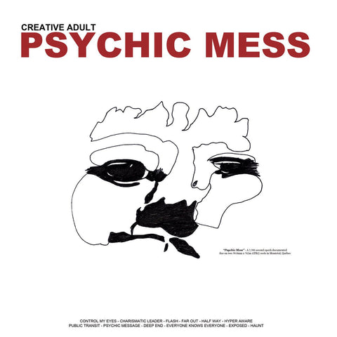 Creative Adult - Psychic Mess LP - Vinyl - Run For Cover