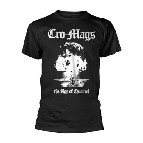 Cro-Mags - Age of Quarrel shirt (Black & White) - Shirts & Tops - Plastic Head
