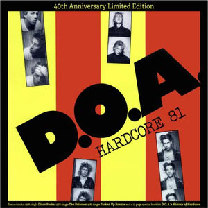 D.O.A. - Hardcore 81 LP - Vinyl - Sudden Death