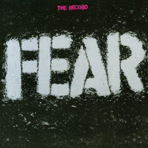 Fear - The Record LP (RSD 2021) - Vinyl - Run Out Groove