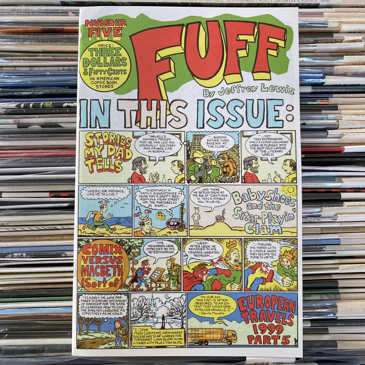 Fuff FUFF comics by Jeffrey Lewis - Zine - Fuff