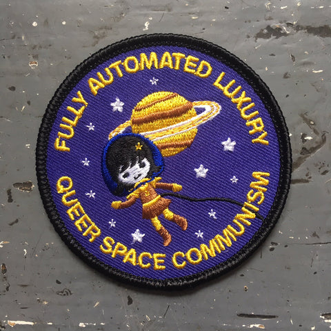 Fully Automated Luxury Queer Space Communism Embroidered Patch - Merch - Neato