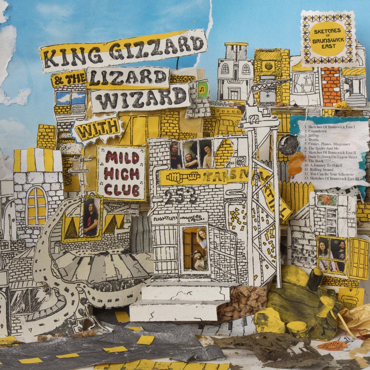 King Gizzard & The Lizard Wizard / Mild High Club - Sketches of Brunswick East LP - Vinyl - Heavenly
