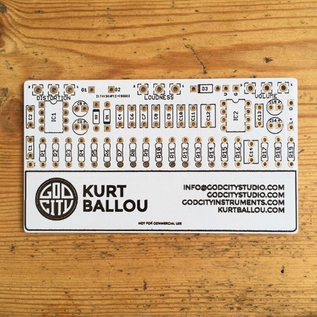 Kurt Ballou / Converge - Brutalist Jr Pedal PCB - Merch - Deathwish