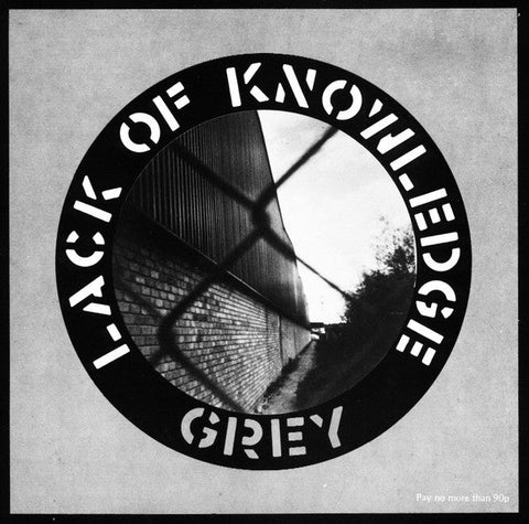 Lack Of Knowledge - Grey 12" - Vinyl - Crass