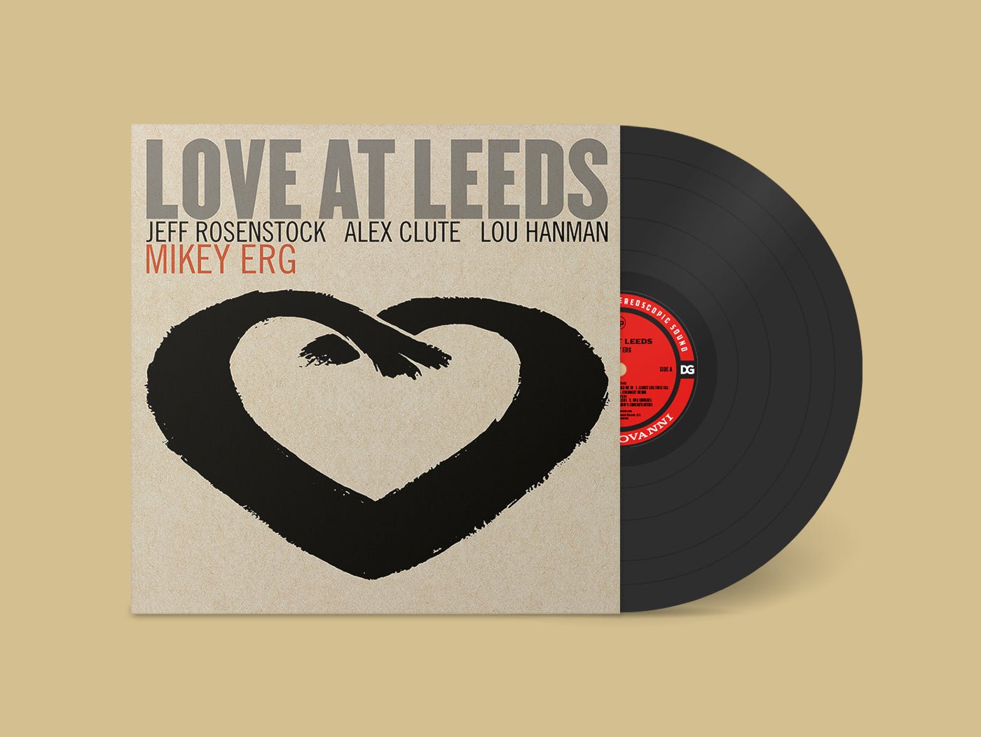 Mikey Erg - Love at Leeds LP / CD - Vinyl - Don Giovanni