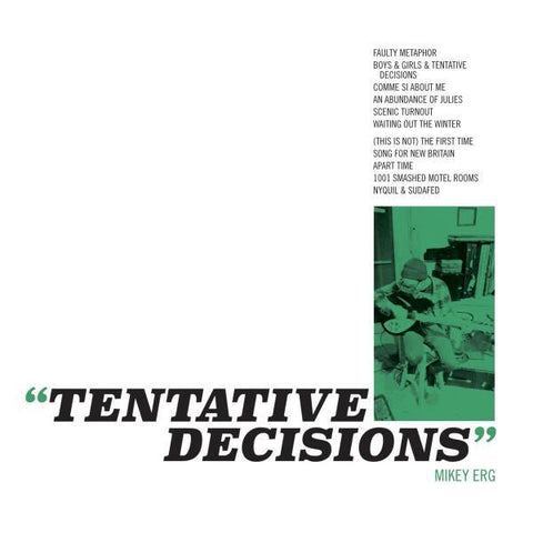 Mikey Erg - Tentative Decisions LP - Vinyl - Don Giovanni