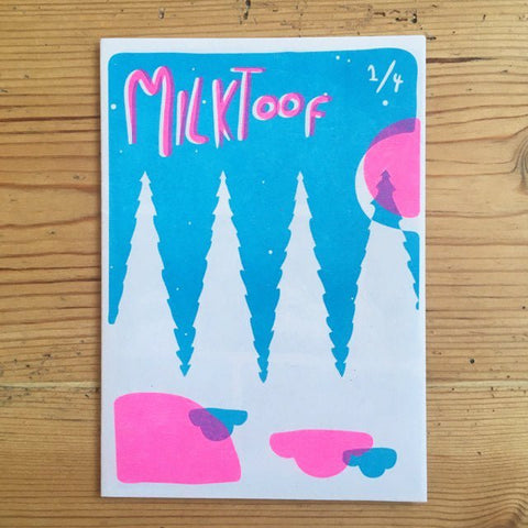 Milktoof - fold out comic zine - Zine - Milktoof
